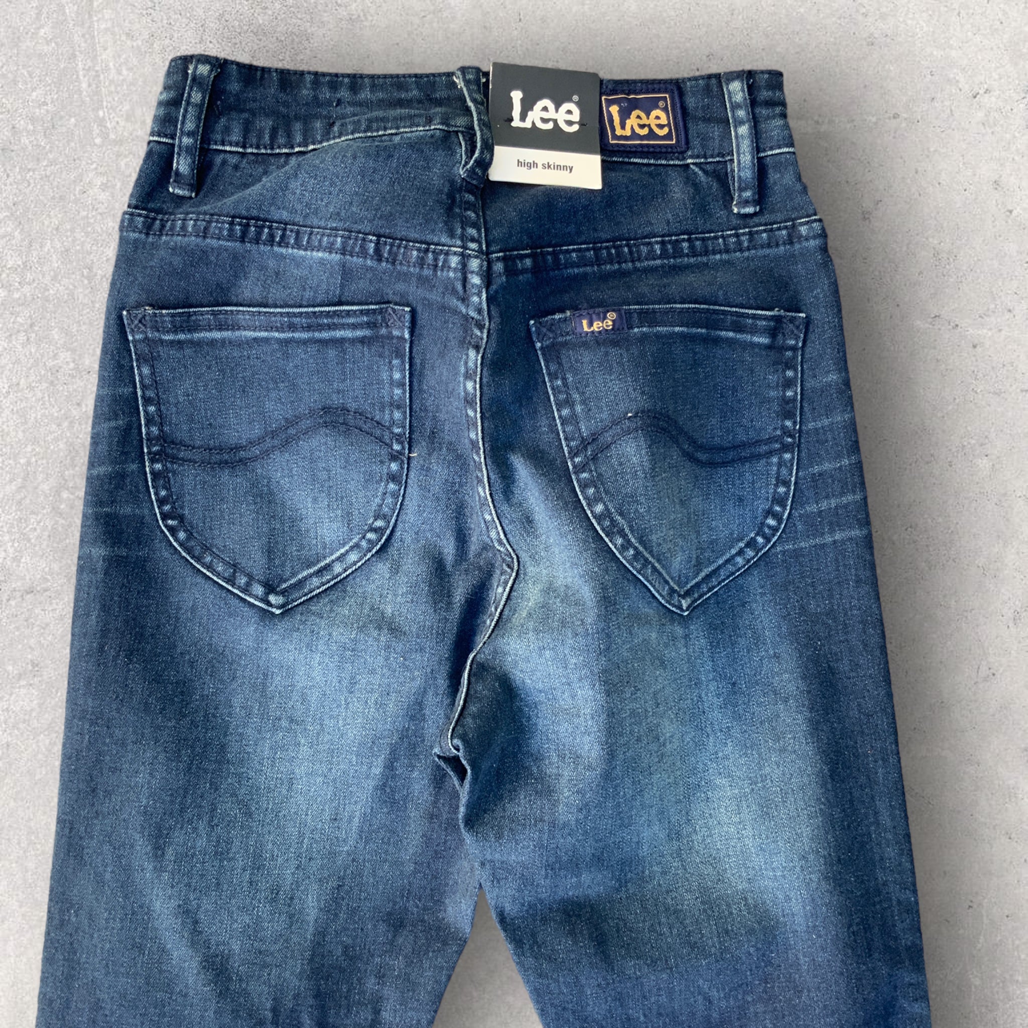 BNWT LEE Womens ' High Skinny' Size 4/6 Jeans in Blue Shadow