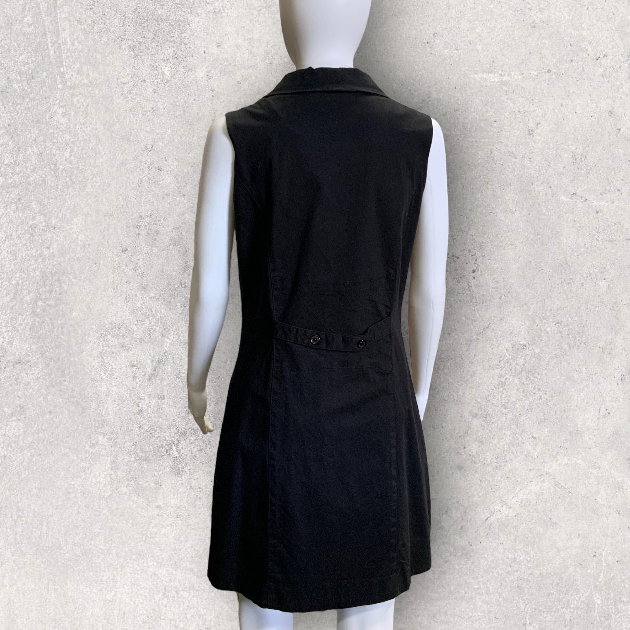 BEN SHERMAN Womens Sleeveless Double Breasted Blazer Dress - Size L