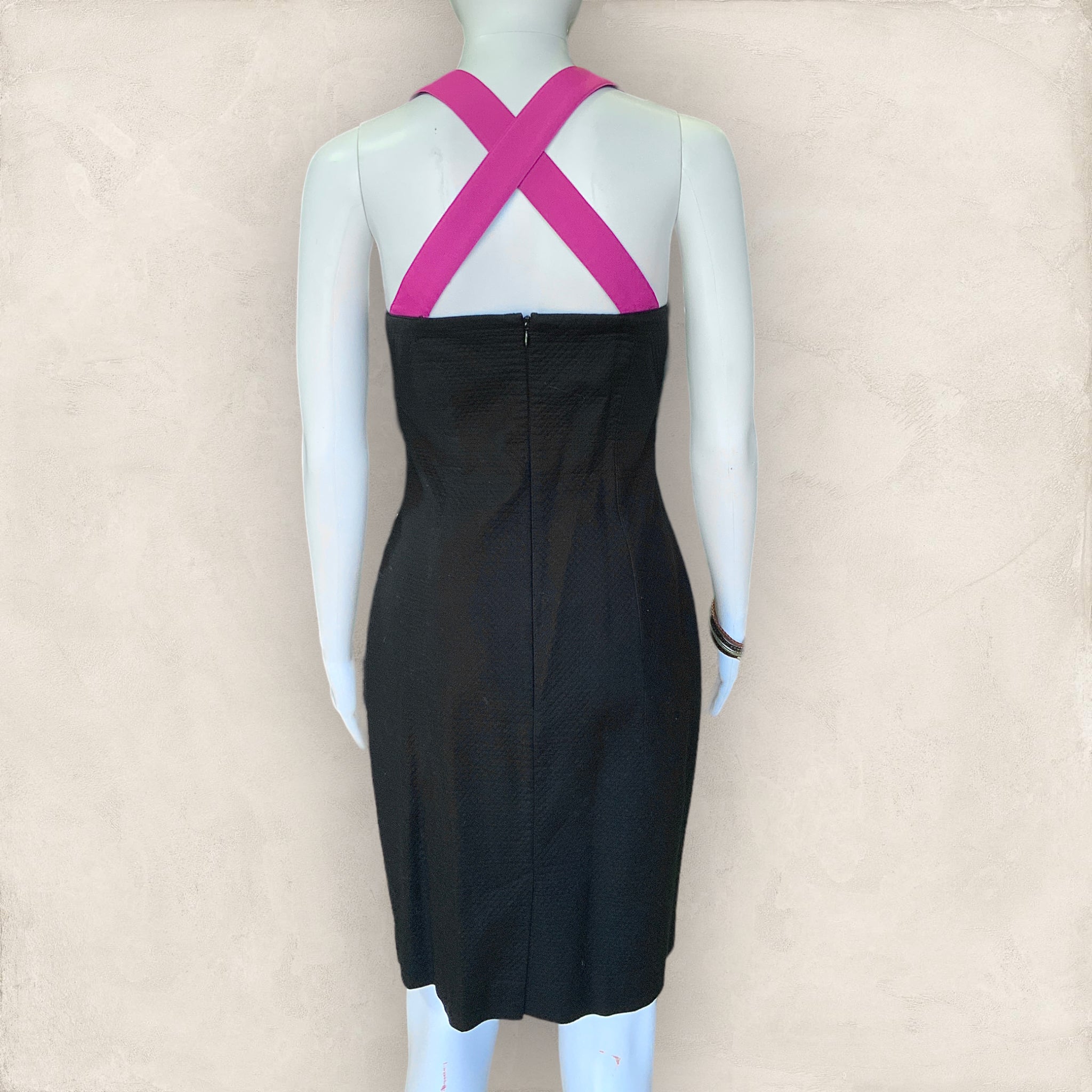 INTERNATIONAL CONCEPTS I.N.C Pink/Black Pencil Dress - Size 6/8