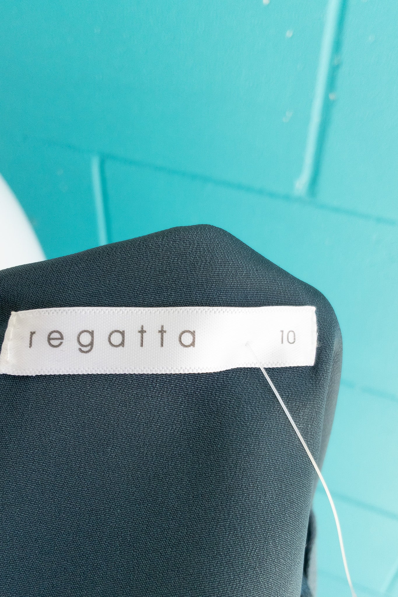 REGATTA Blue Floaty Sleeved Mid Length Shift Dress - Size 10