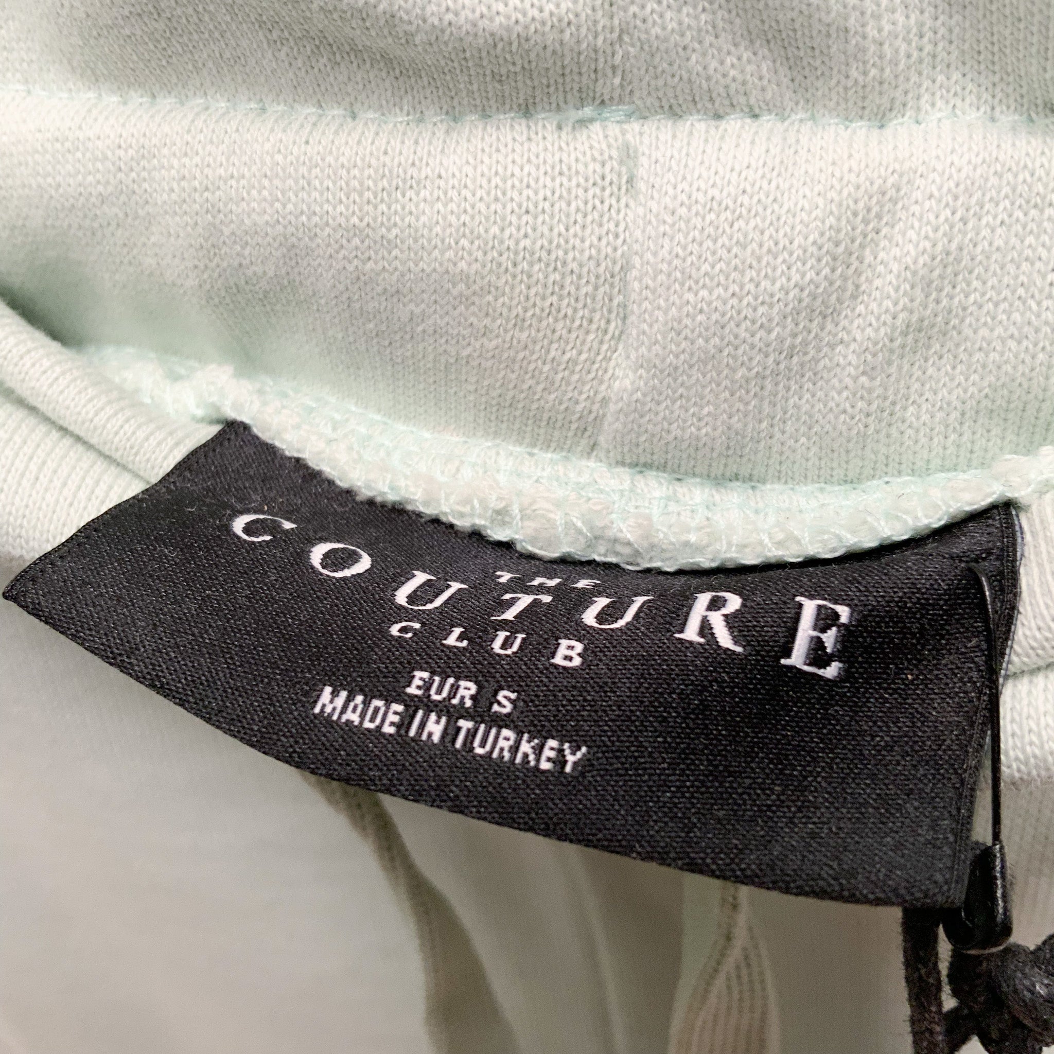 BNWT THE COUTURE CLUB Mint Paper bag Waist Cuffed Joggers - Size S