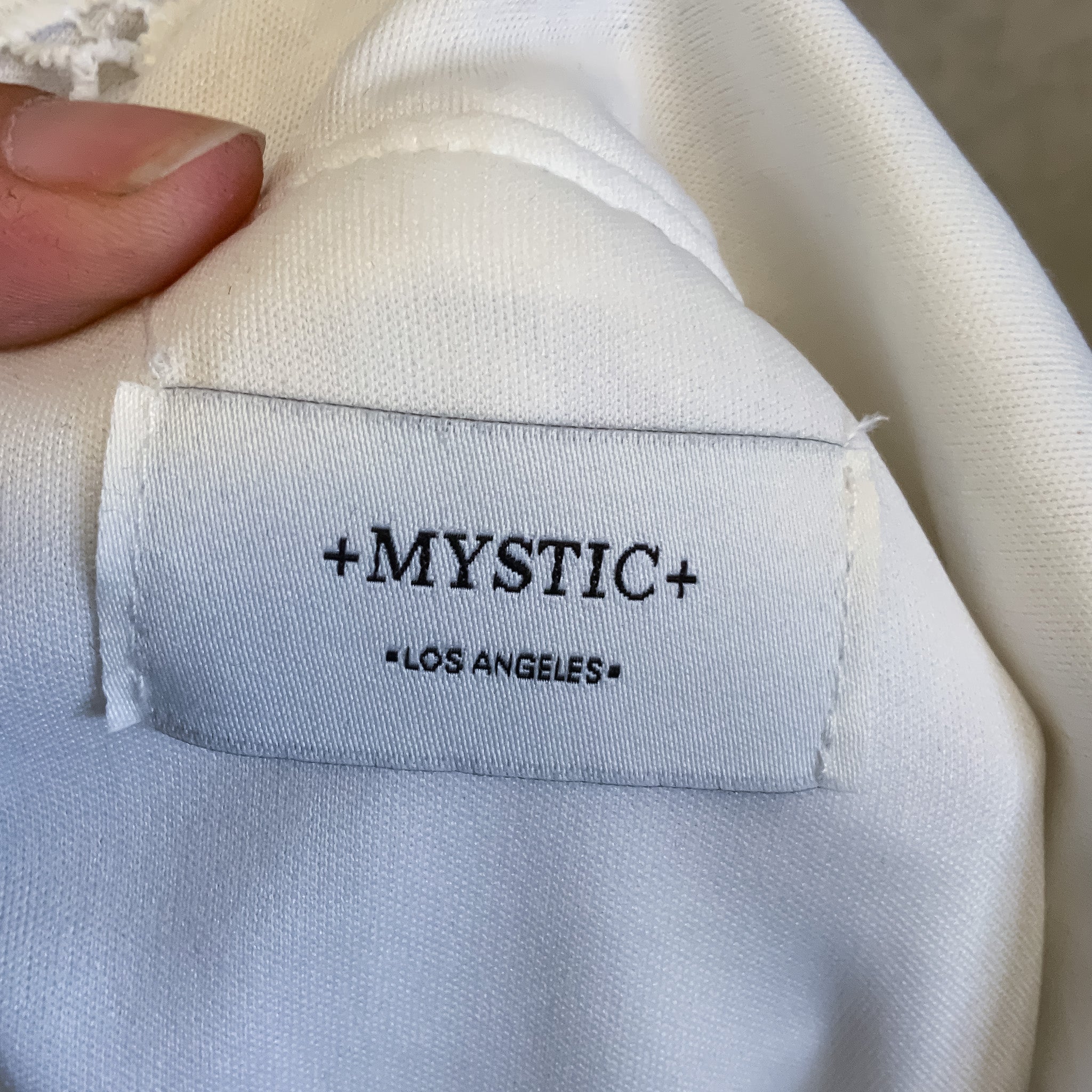 MYSTIC Ladies White Lace Paisley Cocktail/Party Dress - Size 24